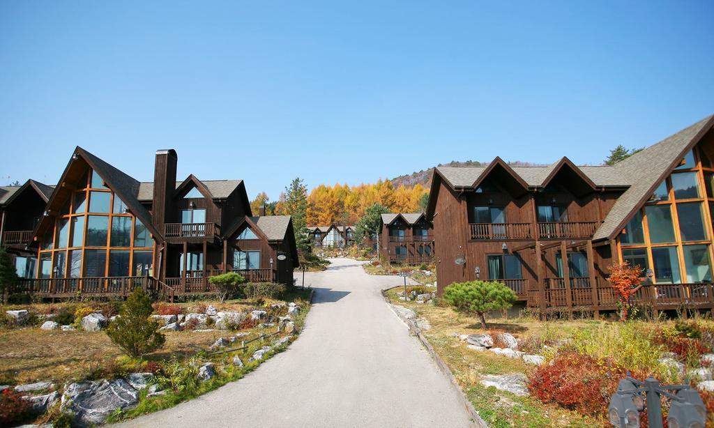 Chalet Resort Пхёнчхан Экстерьер фото